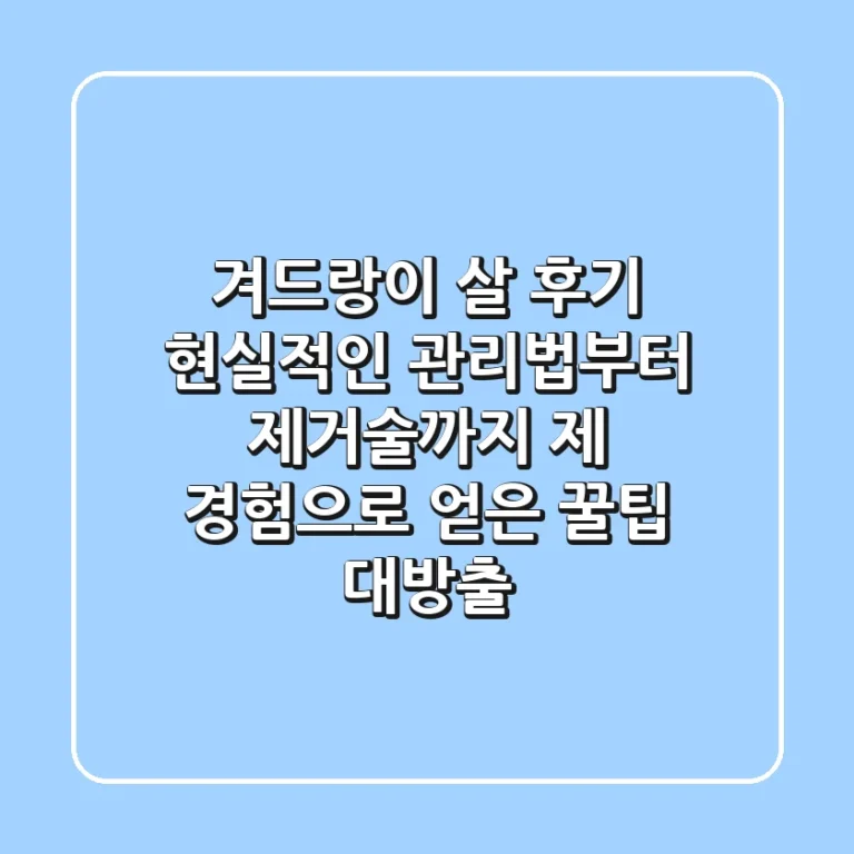 겨드랑이 살 후기: 현실적인 관리법부터 제거술까지, 제 경험으로 얻은 꿀팁 대방출!
