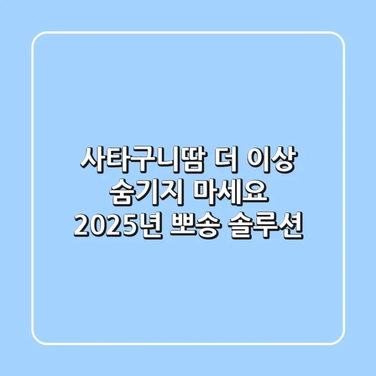 사타구니땀, 더 이상 숨기지 마세요: 2025년 뽀송 솔루션